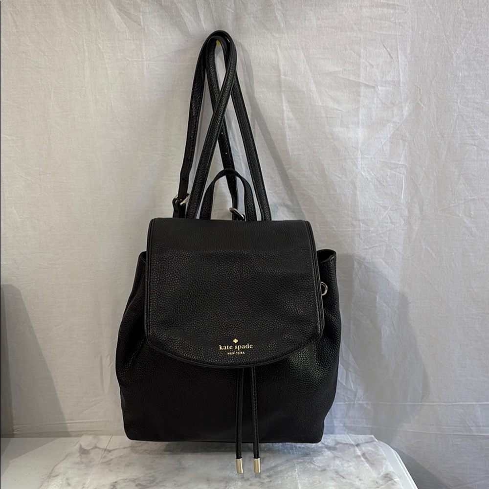 Kate Spade Mulberry Street Small Black Backpack